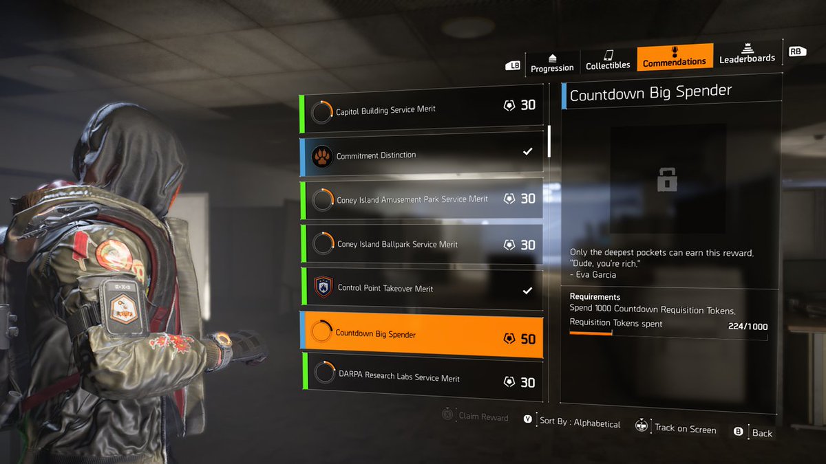 A bit of good news for #TheDivision2 Agents... The Commendations for Countdown... ARE retroactive! 👍