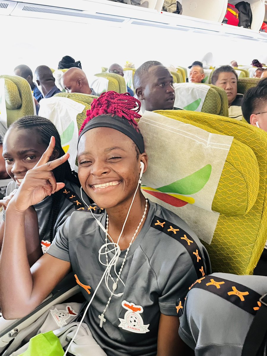 Sandramwila1's tweet photo. The Copper Queens are off to Ghana 🇬🇭 for the Paris Olympics qualifiers https://t.co/9PWROL2Ng8