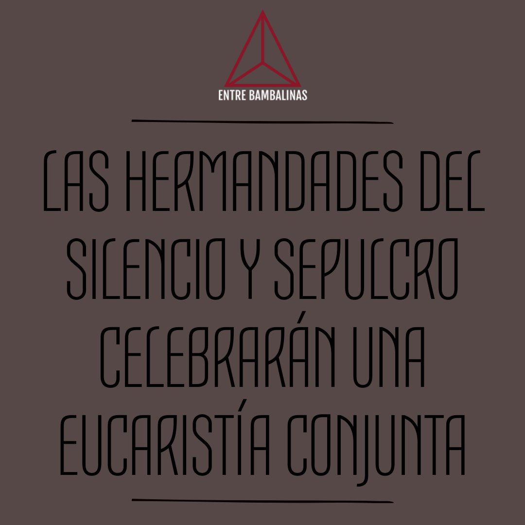 _EBambalinas's tweet photo. El próximo jueves 22 de Febrero a las 19:30H, @silenciogranada y @SantoSepulcroGR, celebrarán una Eucaristía conjunta en la Iglesia de San Pedro y San Pablo, con la presencia del Stmo. Cristo de la Misericordia y Ntra. Sra. de la Soledad en el Calvario.
|#Silencio_EB|#SyS_EB| https://t.co/6Vsa1daig5