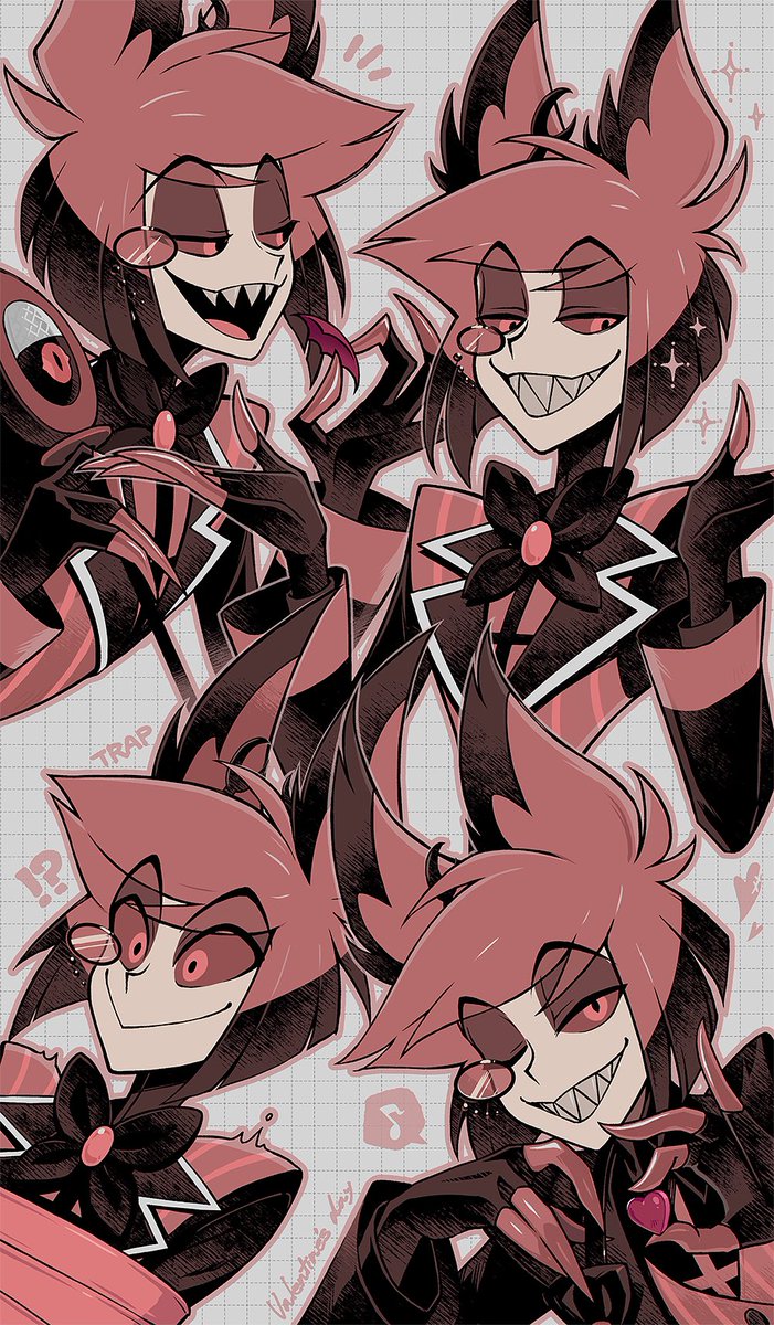 arublanche's tweet image. アラスターはやっぱりかわいい😆✨
#HazbinHotel #HazbinHotelFanart #Alastor