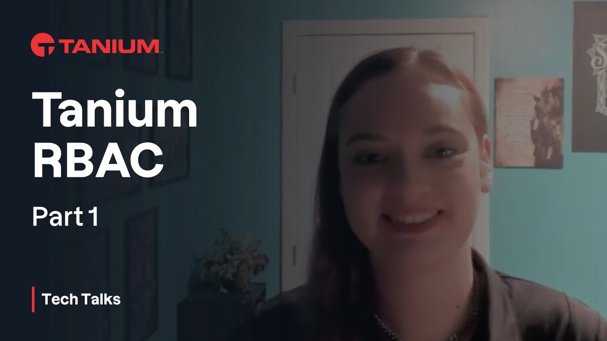 Get started with <a href="/Tanium/">Tanium</a> role based access control (#RBAC) in today's tech talk. Videos here:
Part 1: youtu.be/bpTre9BEh6Q
Part 2: youtu.be/pUHBcnOrjsU
#informationsecurity #informationtechnology