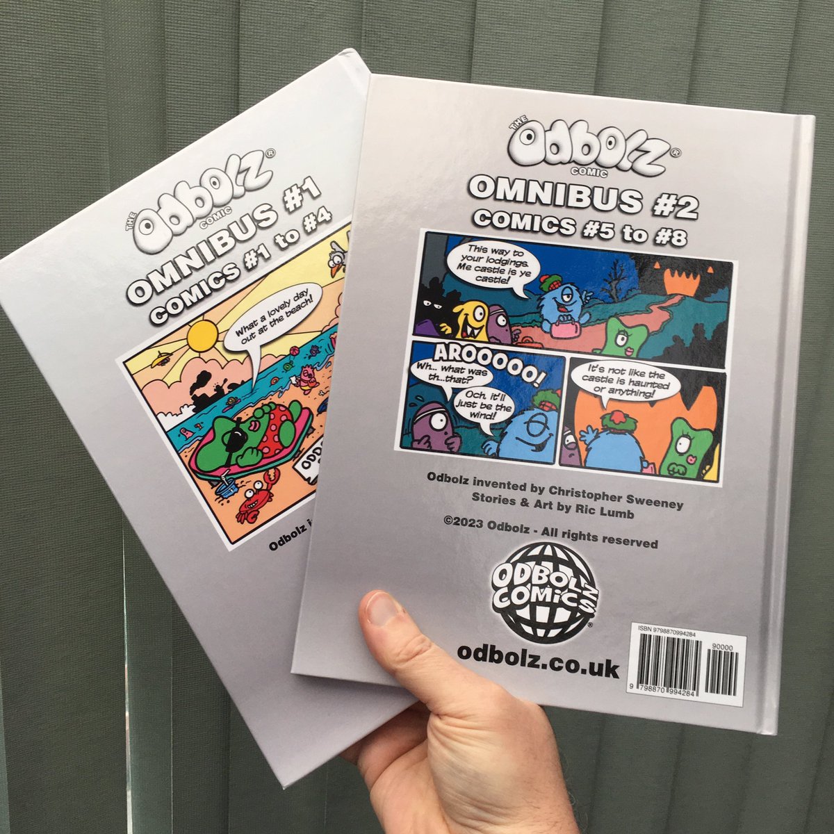 The Odbolz Comic omnibus editions make wonderful gifts for kids of all ages. If you like silly cartoony stories of daft adventure you’ll love ‘em. Available as hardback or paperback. OUT NOW at Odbolz.co.uk and #amazon worldwide.