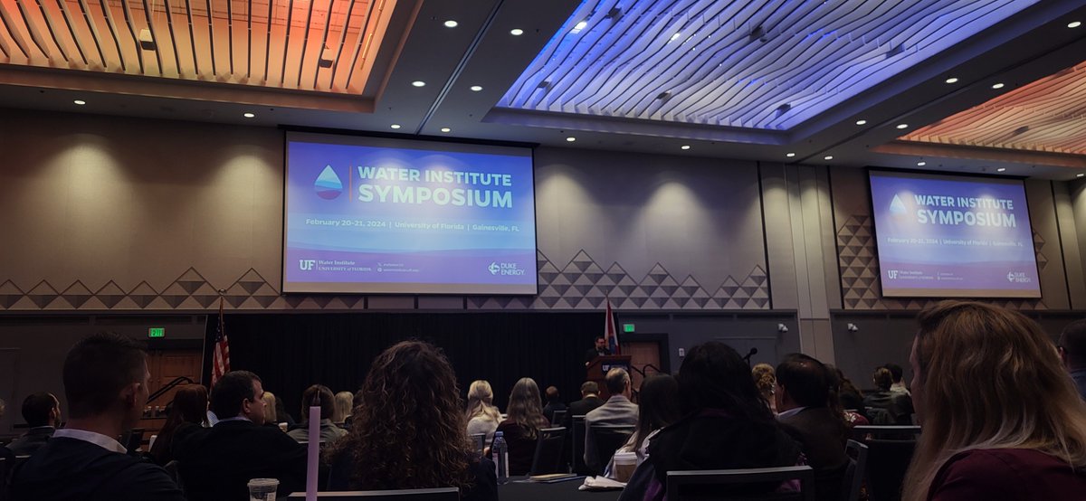 hd_caroline's tweet photo. Day 1 of the Water Institute Symposium  start off! 
#ufwater24 https://t.co/2HSYS9UXie