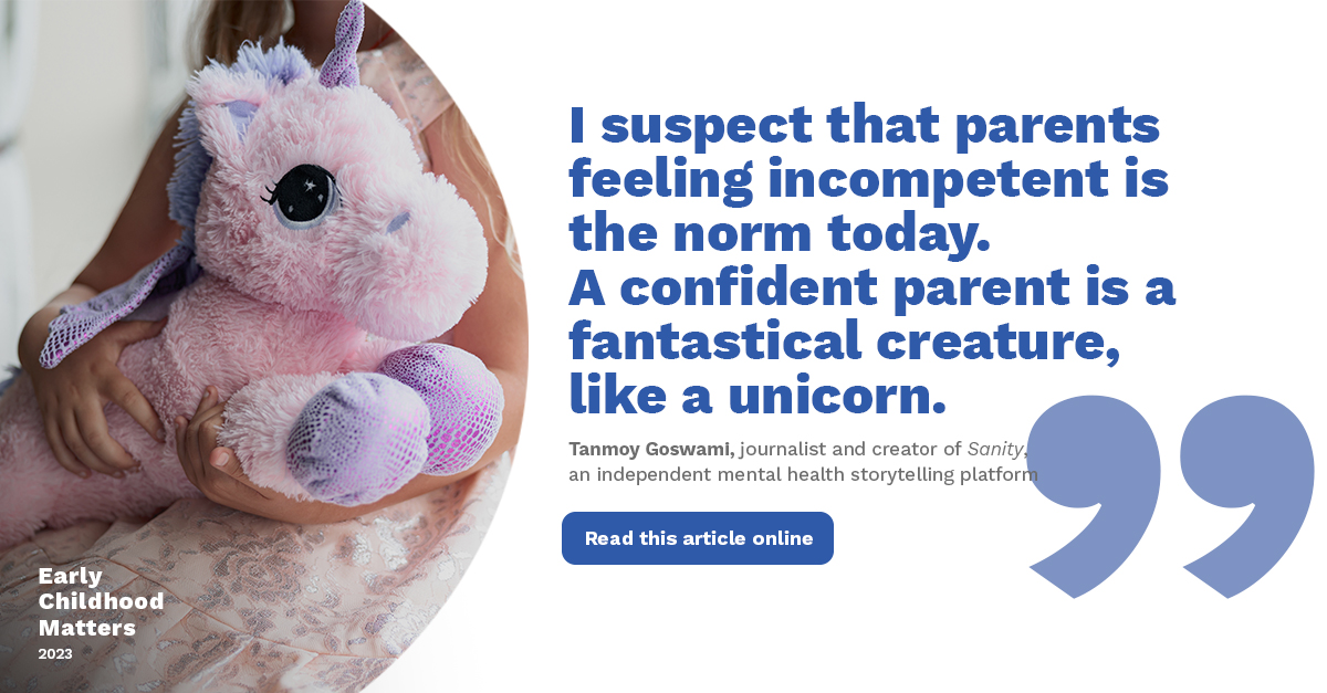 😓 Parents today face a double dilemma: more work and less support.

In his powerful intro to #ECM2023, <a href="/toymango/">Tanmoy</a> explores why we find it so hard to think of them as people, not just #parents

👉🏽 Read it now: bit.ly/ECM2023-2

<a href="/SanityByTanmoy/">Sanity by Tanmoy</a>