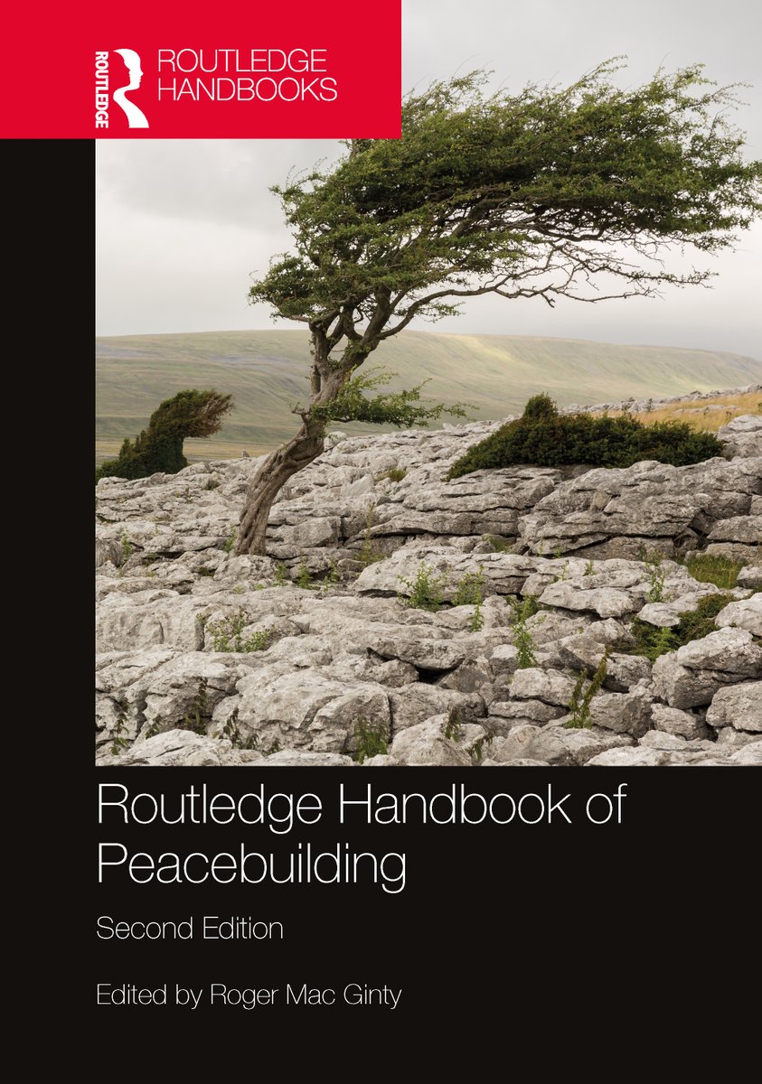 Hurrah! I now have a cover for the second edition of the Handbook of Peacebuilding. The withered tree is meant to represent peacebuilding: hardy, growing in often unpropitious conditions. When I used to hike I often noticed at the 'first and last tree', that is ... (1/3)