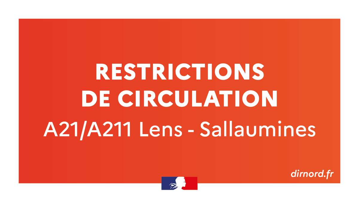 Dir_Nord's tweet photo. 🚧Travaux Eiffage Energie Systèmes sur A21/A211 secteur Lens - la DIR Nord procédera à des restrictions de circulation les nuits du 20 au 22 fév. 2024
Plus d'informations :
https://t.co/z371YMLOks
#travaux #DIRNord #A21 #A211 https://t.co/ujjfZ1nRq6