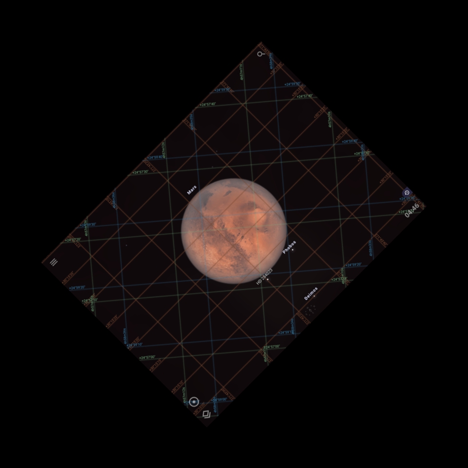 James Clark (@clarkjames70) on Twitter photo My occultation image inspired me to have another go at Mars.
This is the best I've ever got and, comparing to the Stellarium image from the same time, shows the smudges are real not just rubbish processing
Never gonna be a <a href="/peachastro/">Damian Peach</a> or <a href="/tw__astro/">Tom Williams</a> but I'll settle for that My occultation image inspired me to have another go at Mars.
This is the best I've ever got and, comparing to the Stellarium image from the same time, shows the smudges are real not just rubbish processing
Never gonna be a <a href="/peachastro/">Damian Peach</a> or <a href="/tw__astro/">Tom Williams</a> but I'll settle for that