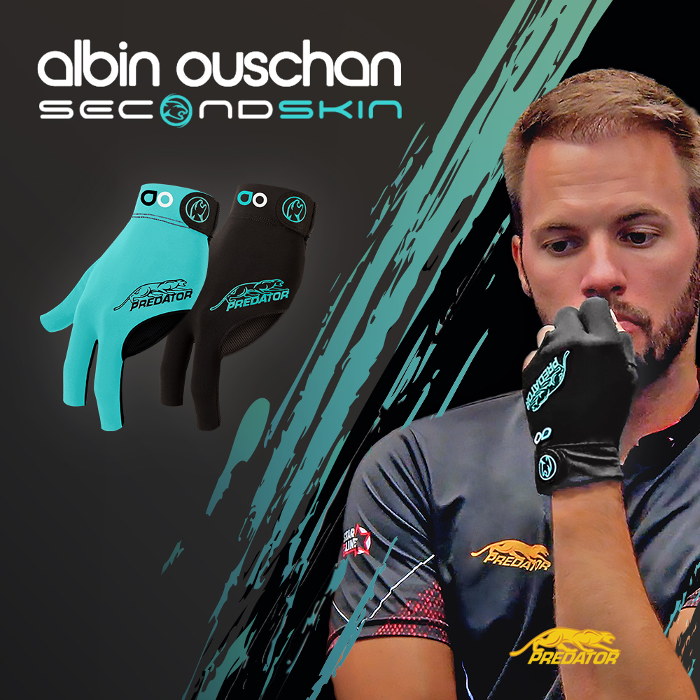 Created in collaboration with World Champion Albin Ouschan, these gloves are made for professional-level play. Complete with ultra-low friction, they're sure to help you handle your game like a pro. Handle It Like a Pro: predatorcues.me/48mCOSW #LimitedEdition #PredatorCues