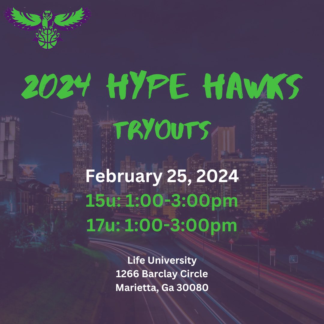 This Sunday, we will have another tryout bring your game leave the rest at the door. High school coaches please send your freshmen out… 17u and unsigned seniors be ready to join a group that’s going to be back in the conversation this year #BelieveTheHype😤🤫