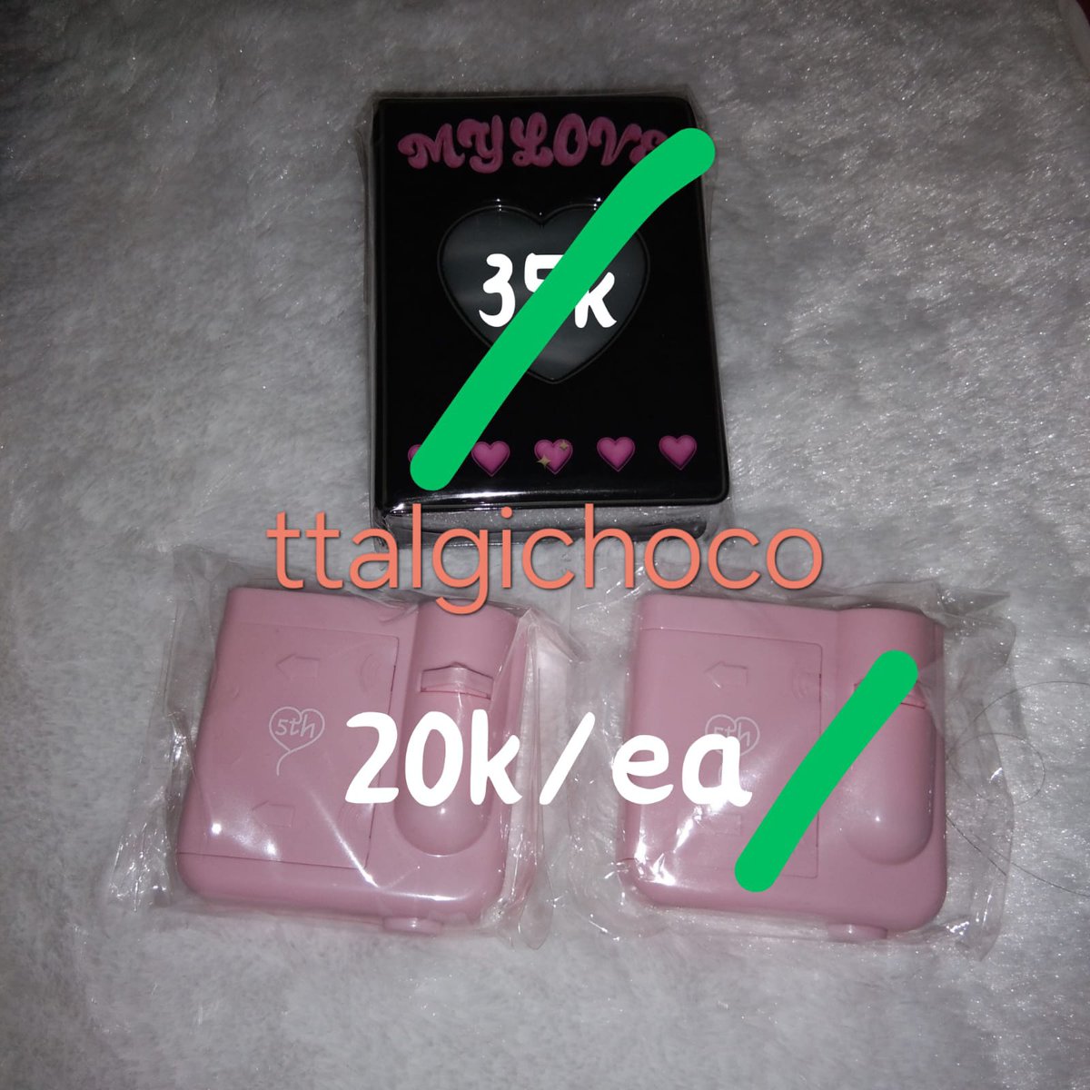 ttalgi_choco's tweet photo. *WTS || Want to Sell*

ㅡ Ready Stock _🍓Ttalgichoco🍫_ ㅡ

✔️ Bisa CO event 25.2 atau 3.3
❌ Packing
📍 Semarang, Jateng https://t.co/m8CgPfPYbT