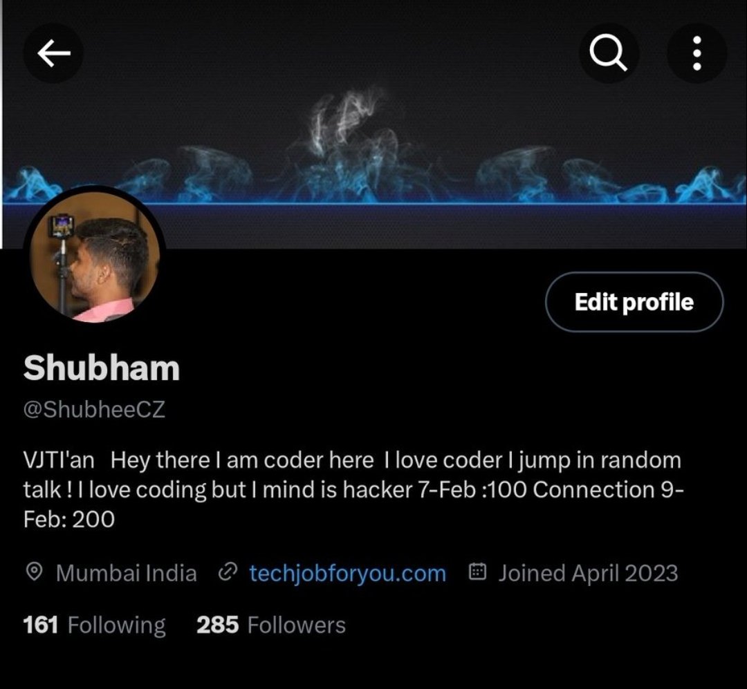 15 followers  to become 300 milestone 
#letsconnect #buildinpublic #100DaysOfCode #CyberSecurity #publishing #Connect #DataAnalytics #help #LateLateShow #FestivaldiSanremo2024 #SerieDelCaribe2024 #technology