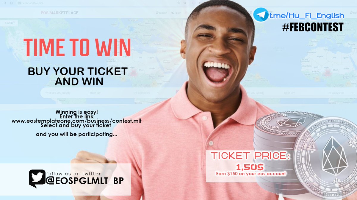 eosmarketp's tweet image. CONTEST: "Learn &amp;amp; Earn with HUFI" Win 150$ on Your $EOS Account; Buy a ticket and you will be participating in our special promotion where you can Win 150$ on Your #EOS Account. 
#febcontest @NovaCryptoLTD @EOSPGLMLT_BP @horst4 @EOS_Bees @EOSESP @bitcoinnews