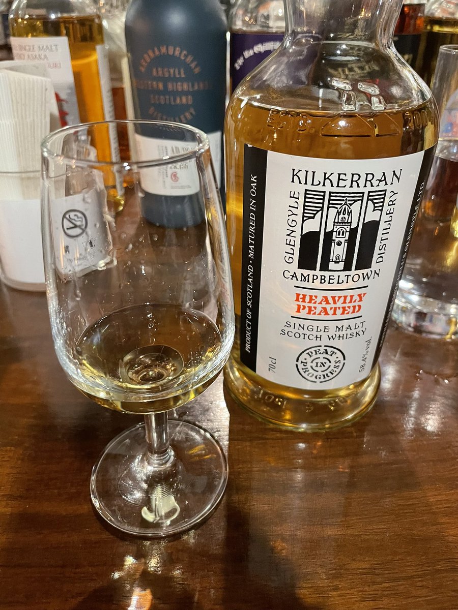 hiliter8's tweet photo. 飲んだら帰ります。まさかまた飲めるとは😆👍 #kilkerran #bar38 https://t.co/tFIBooyyNO