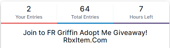 RbxItem's tweet photo. 7 Hours left! GL Everyone🥳

#ROBLOX #robloxgiveaway #robloxgiveaways #Adoptmetrades #adoptmetrading #adoptmegiveaway #adoptmegiveaways #Giveaway #adoptmeoffer #robuxgiveaway #robux https://t.co/e7H66xGPdd