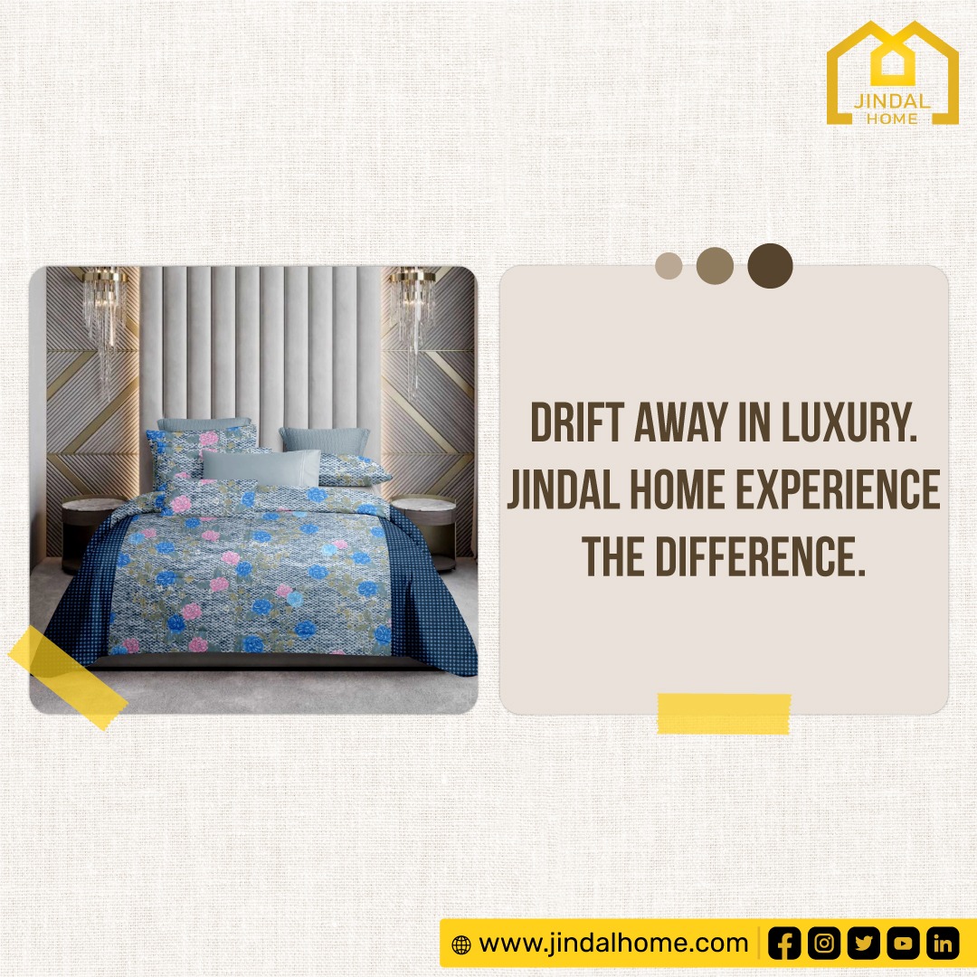 Drift away in luxury. Jindal Home: Experience the difference.

Buy Now:- jindalhome.com/product-catego…

Made by #jindalhome #JindalHome
#jindalhomeindia #jindalhomecomforter #comforters #buycomforters #divinecasacomforter #divinecasaindia #madeinindia #comforterset #CozyComfort