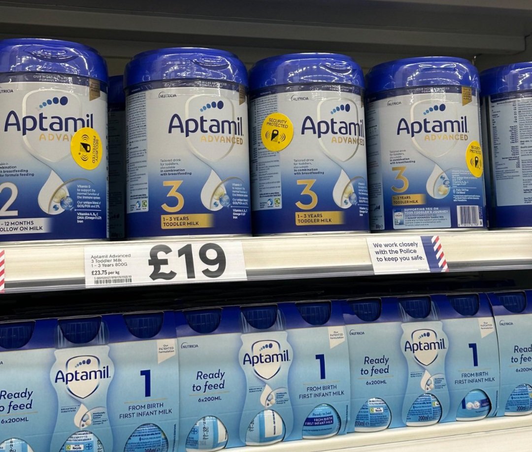The price of baby milk is an absolute scandal and unaffordable to most. If you see anyone stealing it, mind your business and keep walking