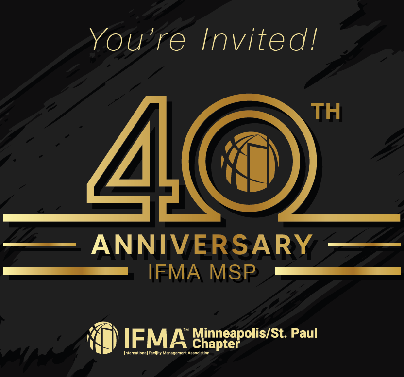 Register by Thursday, February 22!

Join us in commemorating 40 years of the Minneapolis/St. Paul Chapter of IFMA at the iconic Guthrie Theatre on March 7th. 

Secure your spot by clicking the link below to register!

msp-ifma.org/#event=7728610…
