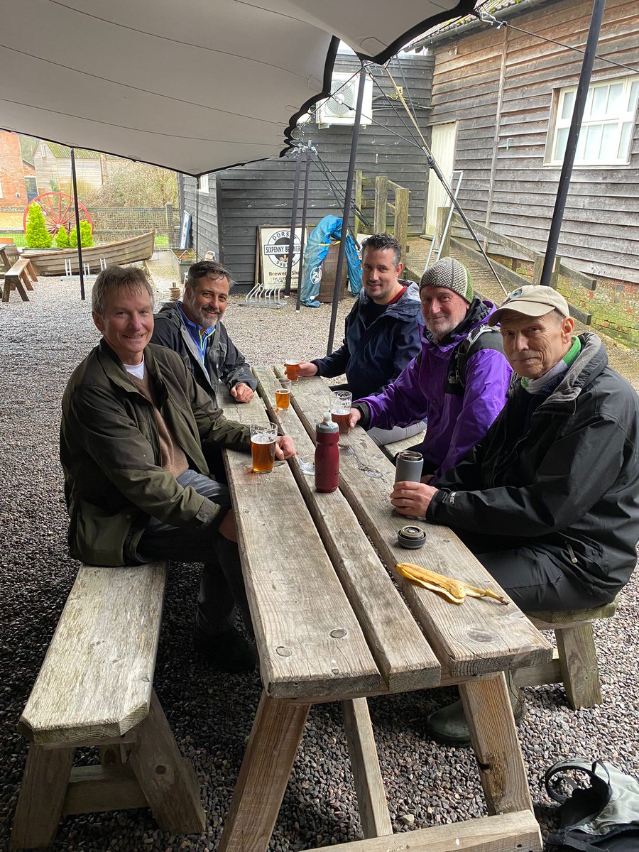 For the first time this year, (2024) the Bowra veterans donned the appropriate footwear & clothing suitable for a walk in damp & muddy conditions! #YompBowra #Yomping #walkingpath #royalmarines #veterans #royalnavy #marines #dorset #RNRMC