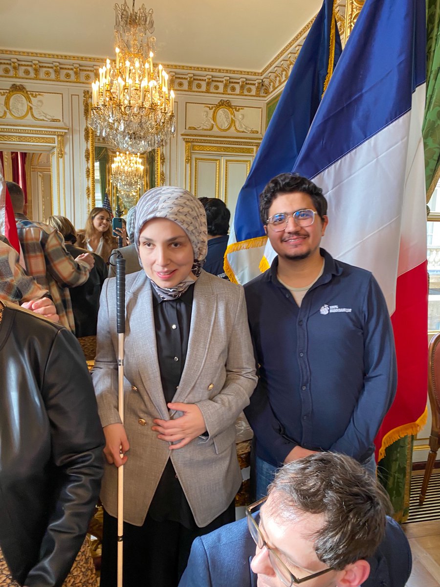 hussein_mozahem's tweet image. [1/7] Last week, I had the privilege to be part of an enriching meeting with @sarasminkara , U.S. Special Advisor on International Disability Rights, alongside key disability rights actors in France. 🌍 #DisabilityRights #Inclusion