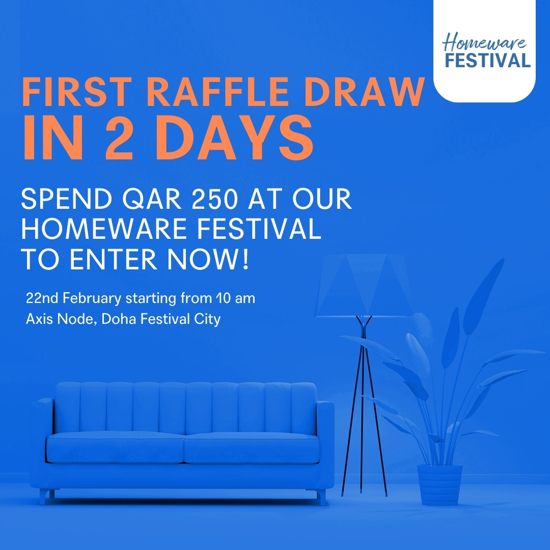 ⏰ The clock is ticking! Shop now to enter the first Homeware Festival raffle draw before 22nd February for a chance to be one of 11 lucky winners 🥳 Learn More: ms.spr.ly/6018czGO6