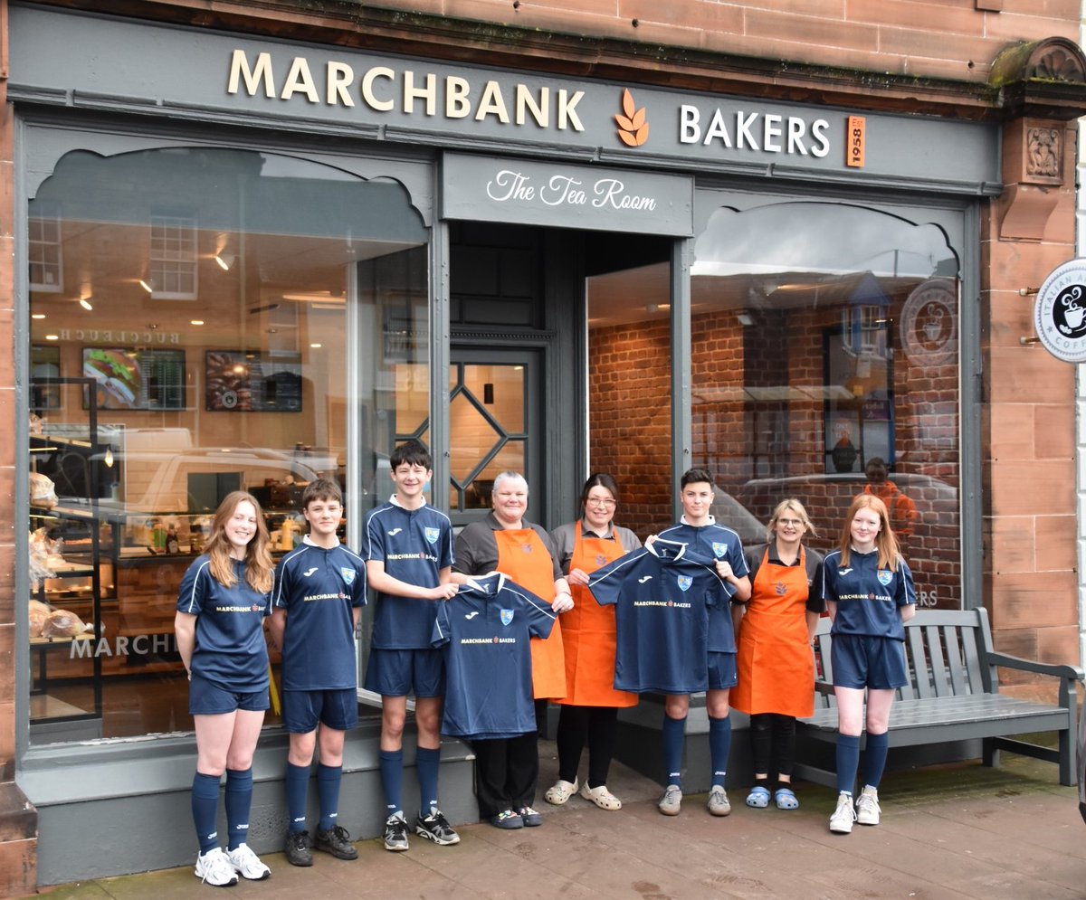 A massive thankyou to Marchbank Bakers for sponsoring our fantastic new U16's rugby kits. The pupils are delighted to have them and can't wait to play their next game already!