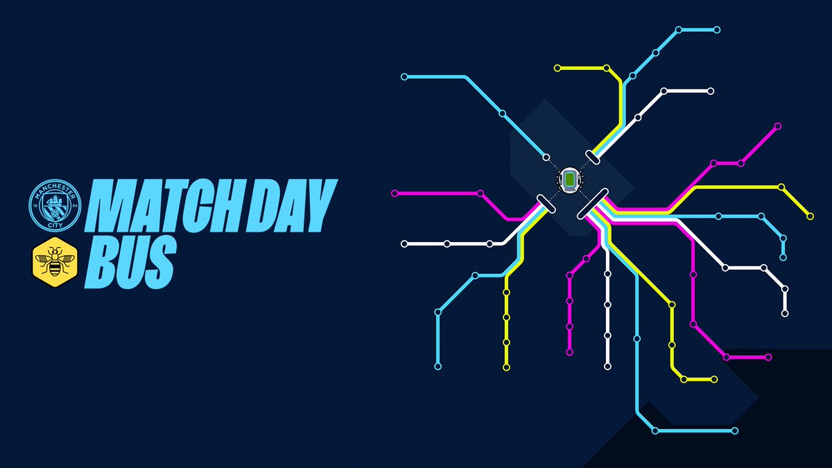 BeeNetwork's tweet image. This evening [7.30pm KO], @ManCity take on @BrentfordFC in the #PL. 

Did you know that we offer a brand new Match Day Bus service for home supporters?

For more info on the routes, fares, timetables and more, visit: beenetwork.com/man-city/bus-n…