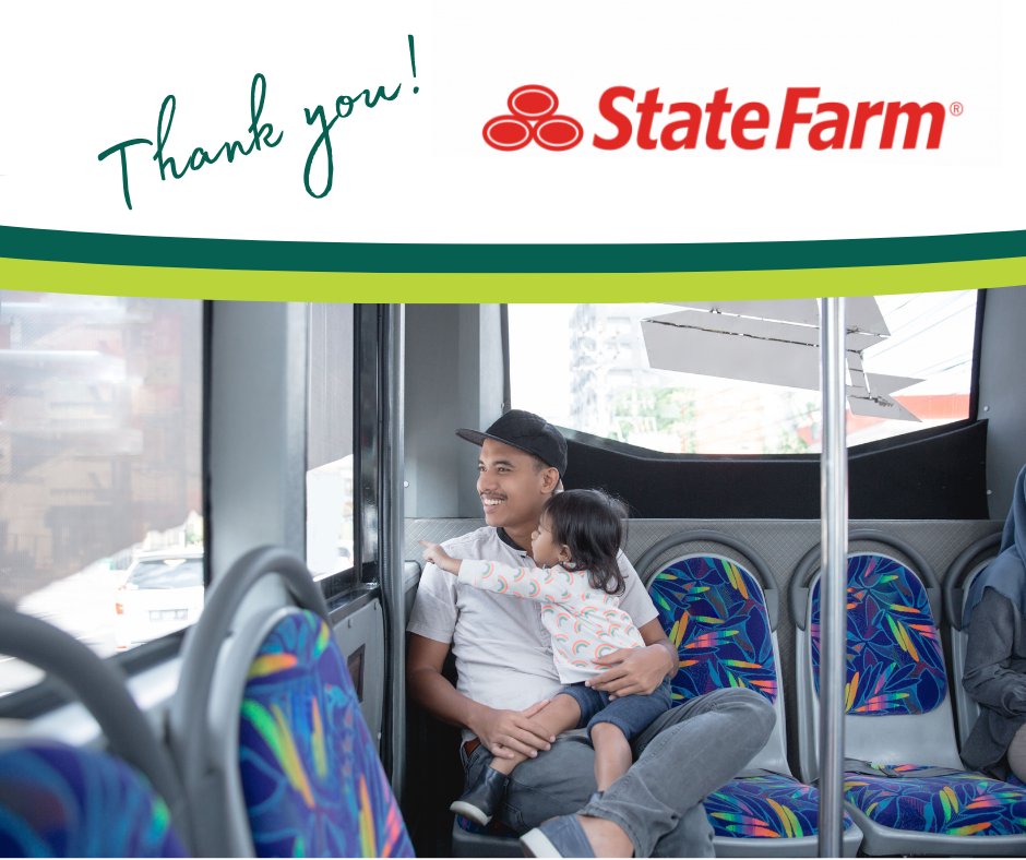 Thanks to @StateFarm, transportation won’t be a roadblock to stability for A New Leaf’s service recipients! With this year's support, individuals can reach their medical, employment, or other appointments safely and on time with public or hired transportation.