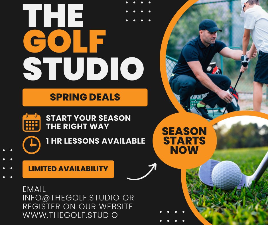 TheGolfStudio2's tweet photo. ⛳️START your season the right way with golf lessons at the Golf Studio in Sunderland.

🏌️Sign up, get lessons and start improving from day 1.

➡️Very limited availability so if you are interested please email 
info@thegolf.studio https://t.co/3uJd9Mhi9N