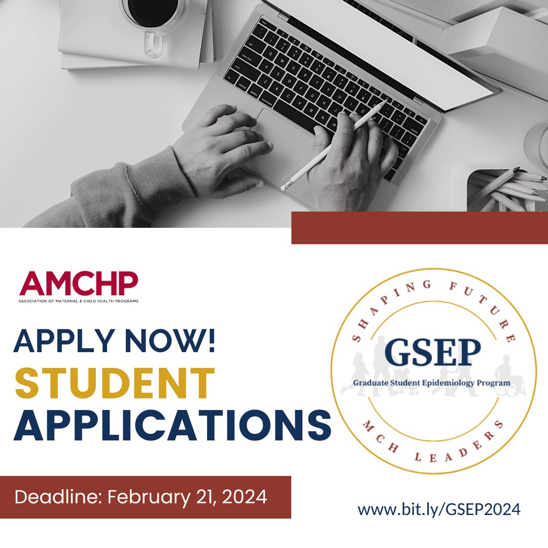 DC_AMCHP's tweet image. 🚨 Last call for students to apply to the Graduate Student Epidemiology Program! This is a PAID internship opportunity for #GradStudents in #Epidemiology and #MCH. Learn skills that will give you an advantage as you enter the #Workforce. Apply now: bit.ly/GSEP2024