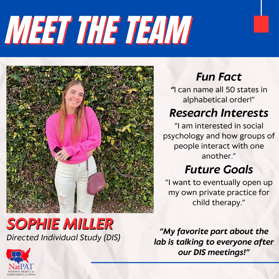 Good morning and happy Tuesday! Meet Sophie Miller, one of our DIS students! 🌎🥳