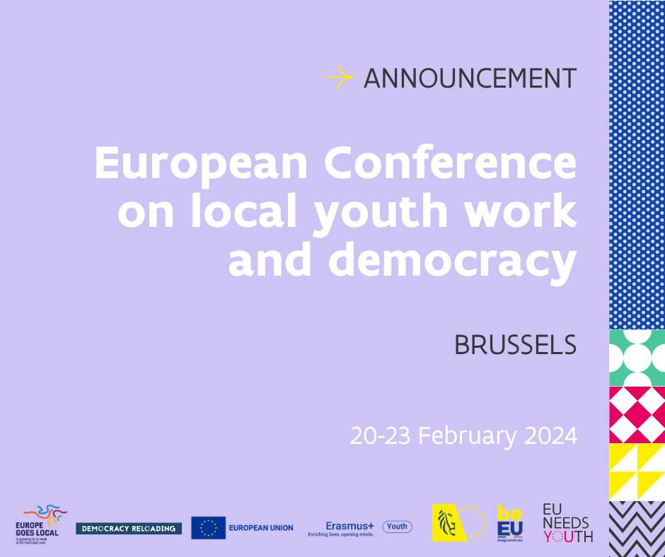 🚀SALTO PI's Youth Participation Coordinator Brigita is in Brussels🇧🇪🇪🇺 this week for the European Conference on Local Youth Work and Democracy (20-23 February). 📺4 Different sessions will be live-streamed on the conference's website. 👉Read more: euyouth2024.be/event/european…