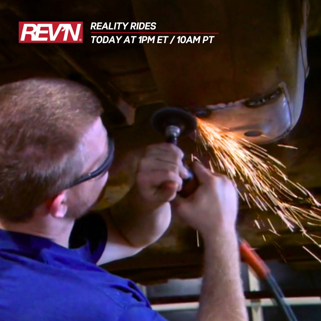 revntv's tweet photo. As the frame returns from sandblasting, Carl and the team find that all the chrome must be stripped and sent off to be re-chromed! Follow along today at 1pm ET / 10am PT on Reality Rides. #RevnTV https://t.co/q7zvUODlAo
