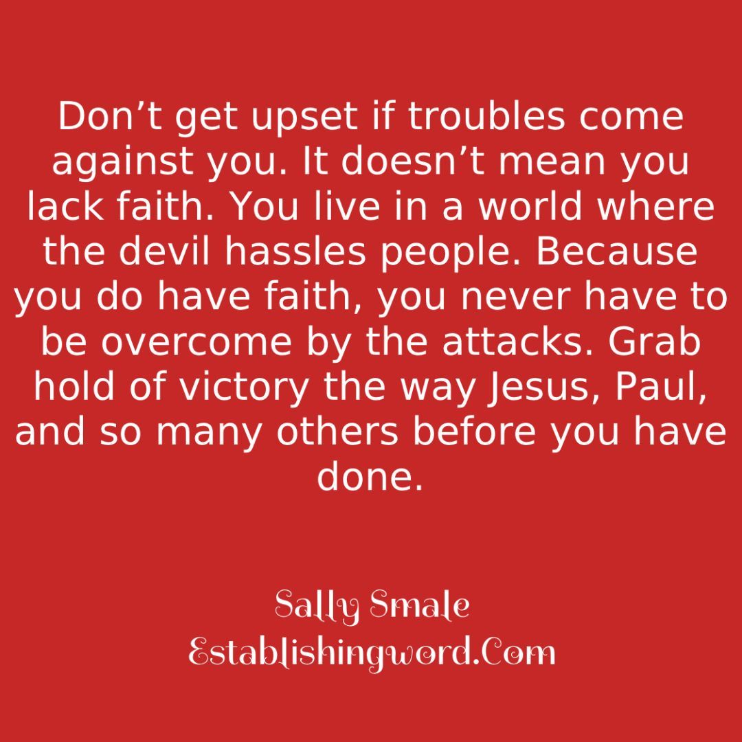 SallySmale's tweet image. #faith #hassle #attacks #victory #winning #purpose