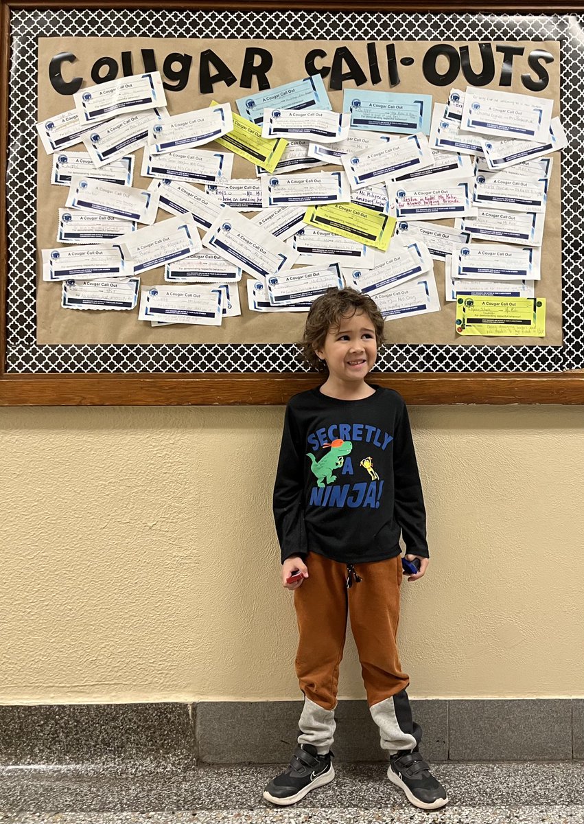 A Cougar Call Out is a great way to start the day!