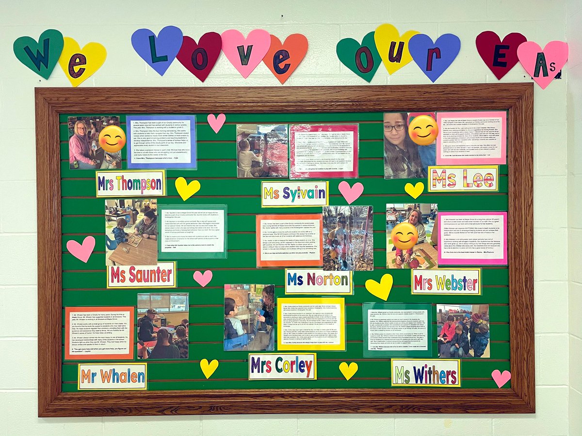 Maple Grove P.S. (@maplegroveps) on Twitter photo We ❤️ our EAs! Thank you for all that you do at Maple Grove!! <a href="/MapleGrovePS/">Maple Grove P.S.</a> <a href="/SCDSB_Schools/">Simcoe County District School Board</a> We ❤️ our EAs! Thank you for all that you do at Maple Grove!! <a href="/MapleGrovePS/">Maple Grove P.S.</a> <a href="/SCDSB_Schools/">Simcoe County District School Board</a>