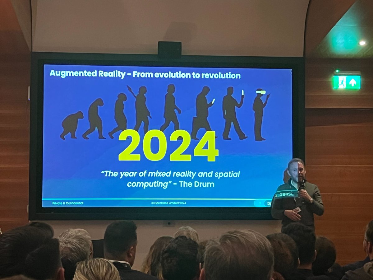 Dominic Collins, CEO and Co-founder of Darabase, took to the stage at Somerset House in London today to present on the groundbreaking topic of augmented reality (AR) and its impact on driving engagement, footfall, loyalty, and commercial opportunities for brands globally #AR