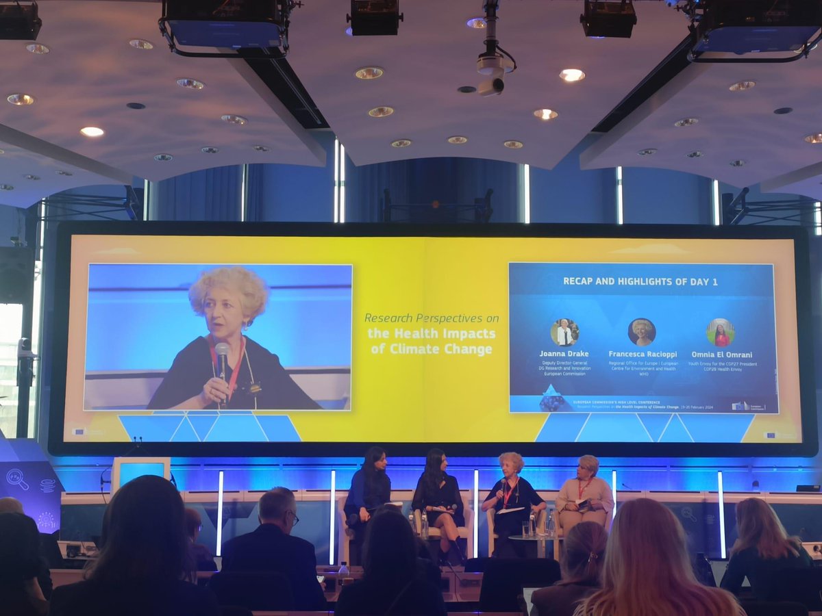 EFA_Patients's tweet photo. On Day 2 of the #EUClimateAndHealth conference we discuss key aspects of #ClimateAction moving forward:
🤝Enable research co-production
↪️Translate #science2policy w/ all society
📡Better communicate #climaterisks to vulnerable communities
@EUClimateAction, @EUScienceInnov https://t.co/ysSjEqD3tl