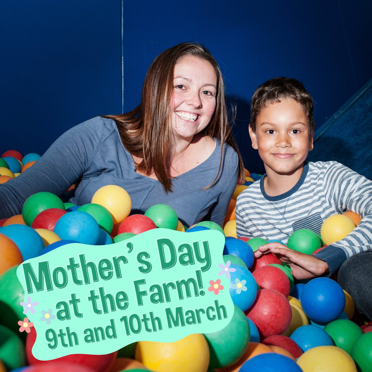 Mums go FREE on the 9th & 10th March! Celebrate #MothersDay at National Forest Adventure Farm 🌻🌿 Surprise Mum with an amazing day out! For one weekend only (9th – 10th March), mums can enjoy a complimentary visit to the Farm. That's right, MUM’S GO FREE when you book online!✨