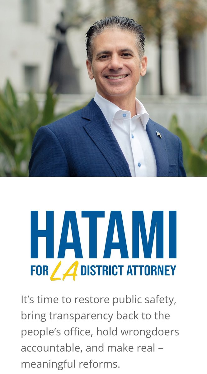 LMDistrict5's tweet photo. Jon has been very supportive of our community and has the support and endorsement of every major law enforcement association(s).  He can make the changes we need.  VOTE Hatami for LA County District Attorney https://t.co/Uy4gz3Ot0i