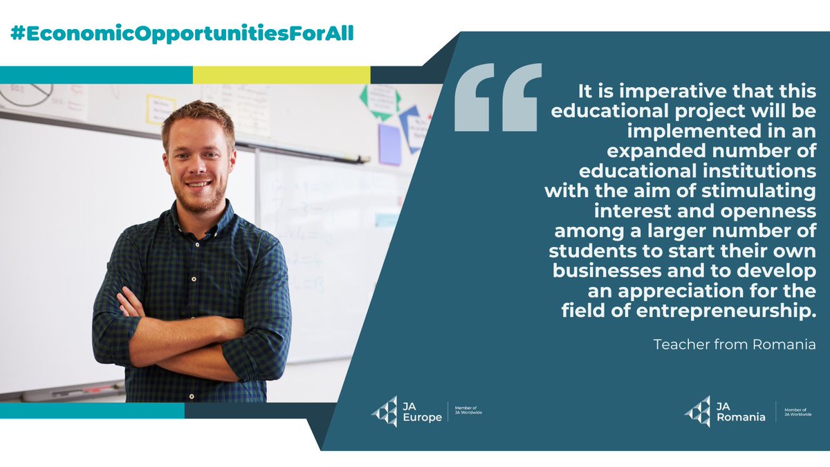 What do students and teachers think about #EconomicOpportunitiesForAll? “It is imperative that this educational project will be implemented in an expanded number of educational institutions” said a teacher implementing this programme in Romanian schools. “These courses have…