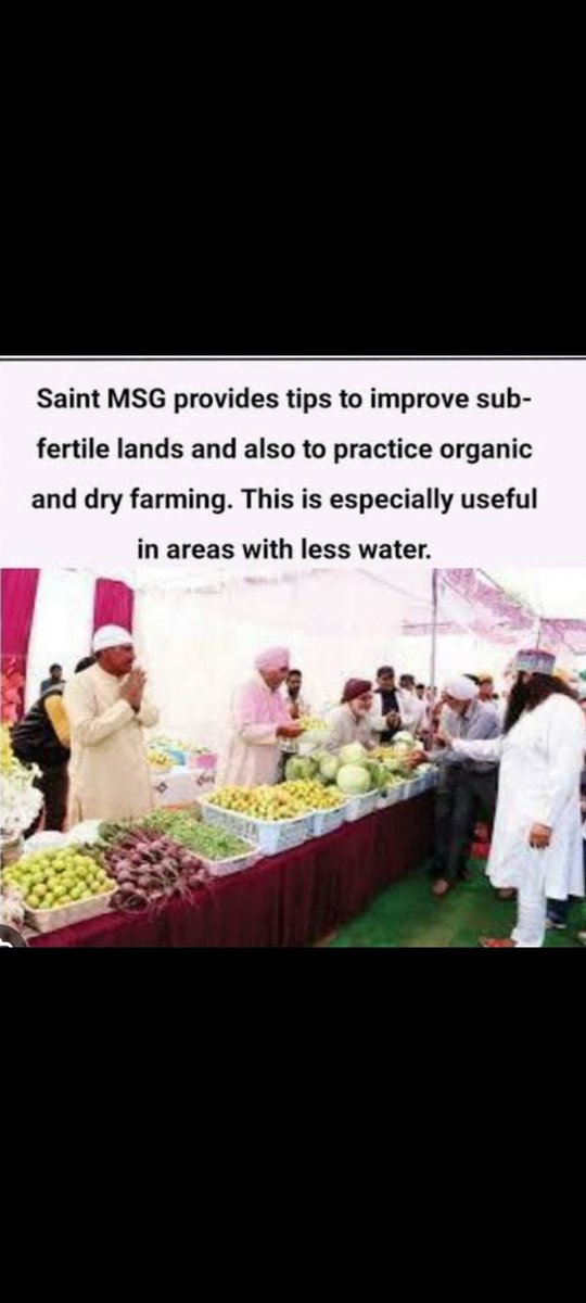 Dr MSG has told farmers that pesticides should not be used in farming
#FarmingTips #AgricultureTips #OrganicFarming #Farming
#FarmingTipsBySaintMSG
 #ScientificFarming  
 #DeraSachaSauda 
#SaintDrGurmeetRamRahimSinghJi 
#SaintDrMSG #RamRahim #SaintMSG #SaintDrMSGInsan