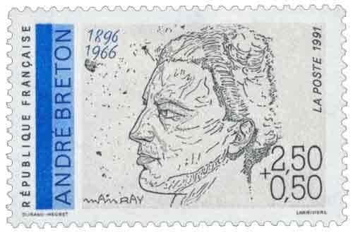 Philatimbre_fr's tweet photo. 📅 19 février 1896 : Naissance de André Breton #Philatimbre #AndreBreton
📕 Timbre : André Breton (1896-1966), écrivain, poète et théoricien du surréalisme - Yvert &amp; Tellier n° 2682 - année 1991 https://t.co/ytogaYvBOY
