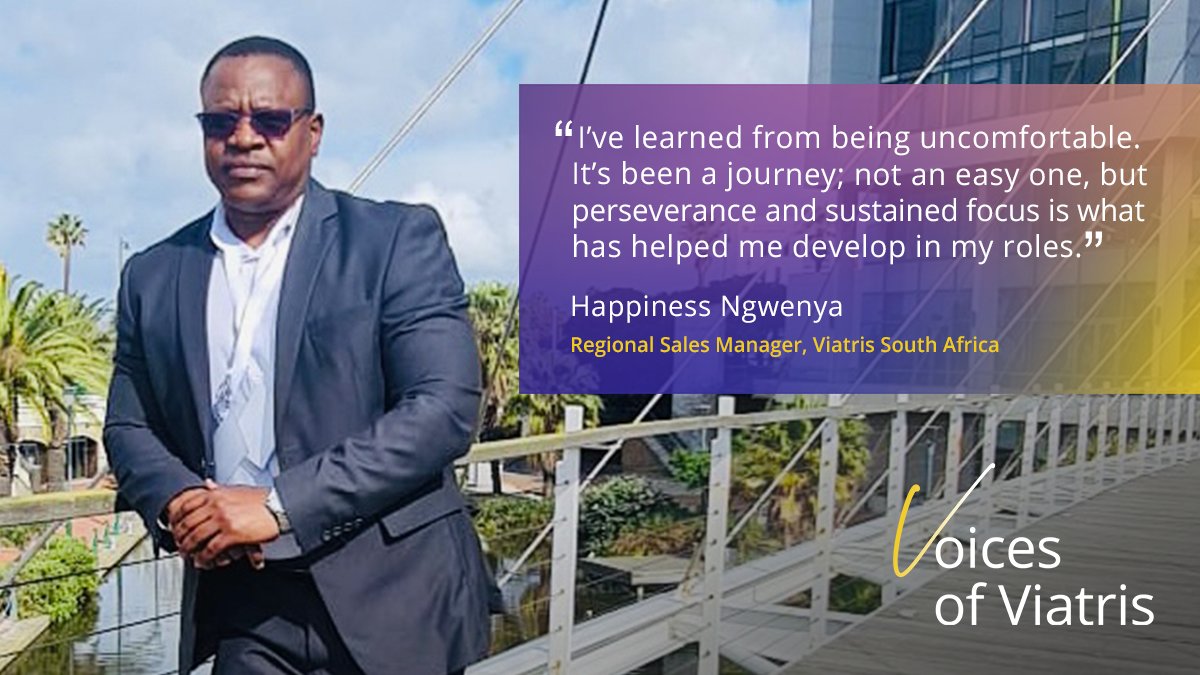An unconventional career path took Happiness Ngwenya from taxi driver to sales manager in Viatris’ South Africa office. Learn how his resilience and flexibility fueled his journey: viatr.is/4bMkt4o #VoicesOfViatris