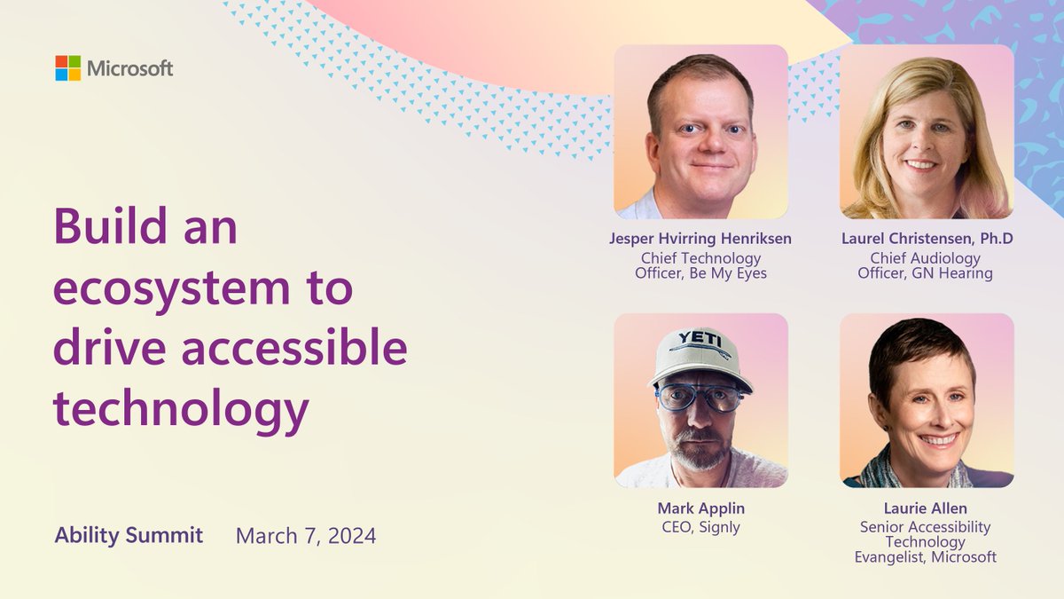 How is accessible tech just like an old growth forest? The best ecosystems flourish when everything works together. Learn how assistive technology providers collaborate across the industry at #AbilitySummit March 7. aka.ms/ability_221