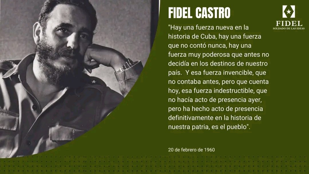 📅20 de febrero de 1960 🎙️Discurso de #FidelCastro con motivo de la celebración del primer aniversario del instituto nacional de ahorro y viviendas, donde expresa:

👉bit.ly/2ErqG5T
