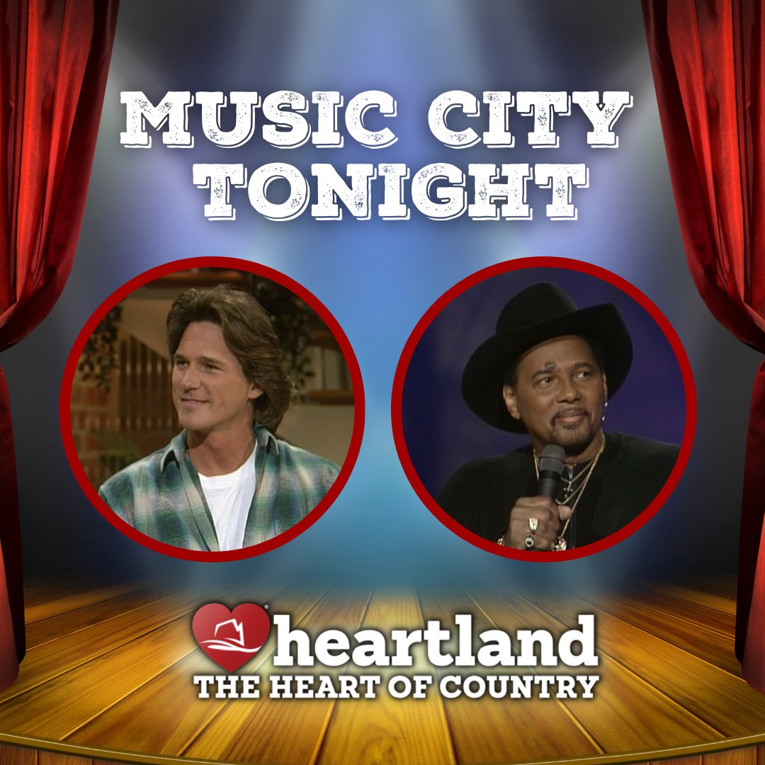 Catch @billydean, @aaronneville, and more in this evening's classic episode of #MusicCityTonight! This show originally aired on 6/26/95, but you can catch it tonight at 9pm E|P via your local Heartland 📺 station! #WatchHeartland #TheHeartofCountry