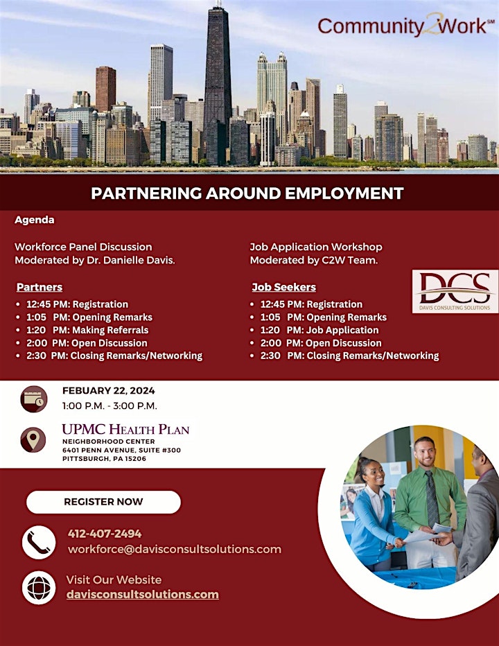 Join us for an exciting event focused on referrals for employment opportunities! Whether you're a job seeker or an workforce provider, this is the perfect platform for connecting and collaborating.