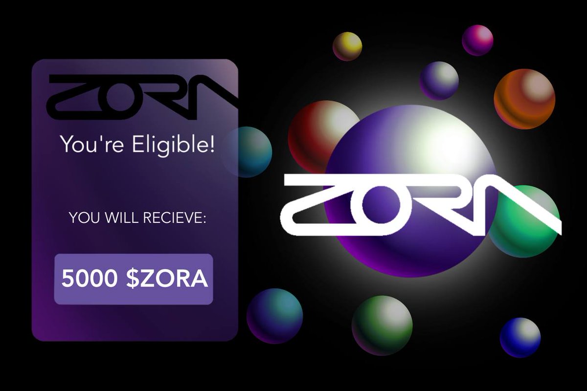 $ZORA received $58M investment from COINBASE.

Today $ZORA = $STRK 2 months ago.

✦Cost - $10
✦Potential - $18000+

Maximize your chances of receiving the $ZORA airdrop with this ourZORA Airdrop Strategy 👇🧵