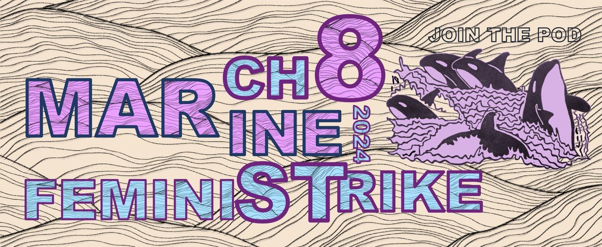 AlexiaSemeraro's tweet photo. Womxn in marine science Unite On 8th March 2024! Care for the marine life we study, requires caring for those who study it. To combatively oppose patriarchal stratification and to enthusiastically bring deeper waters to the surface, join the pod! #internationalwomensday #8thmarch https://t.co/5taWJHJskK