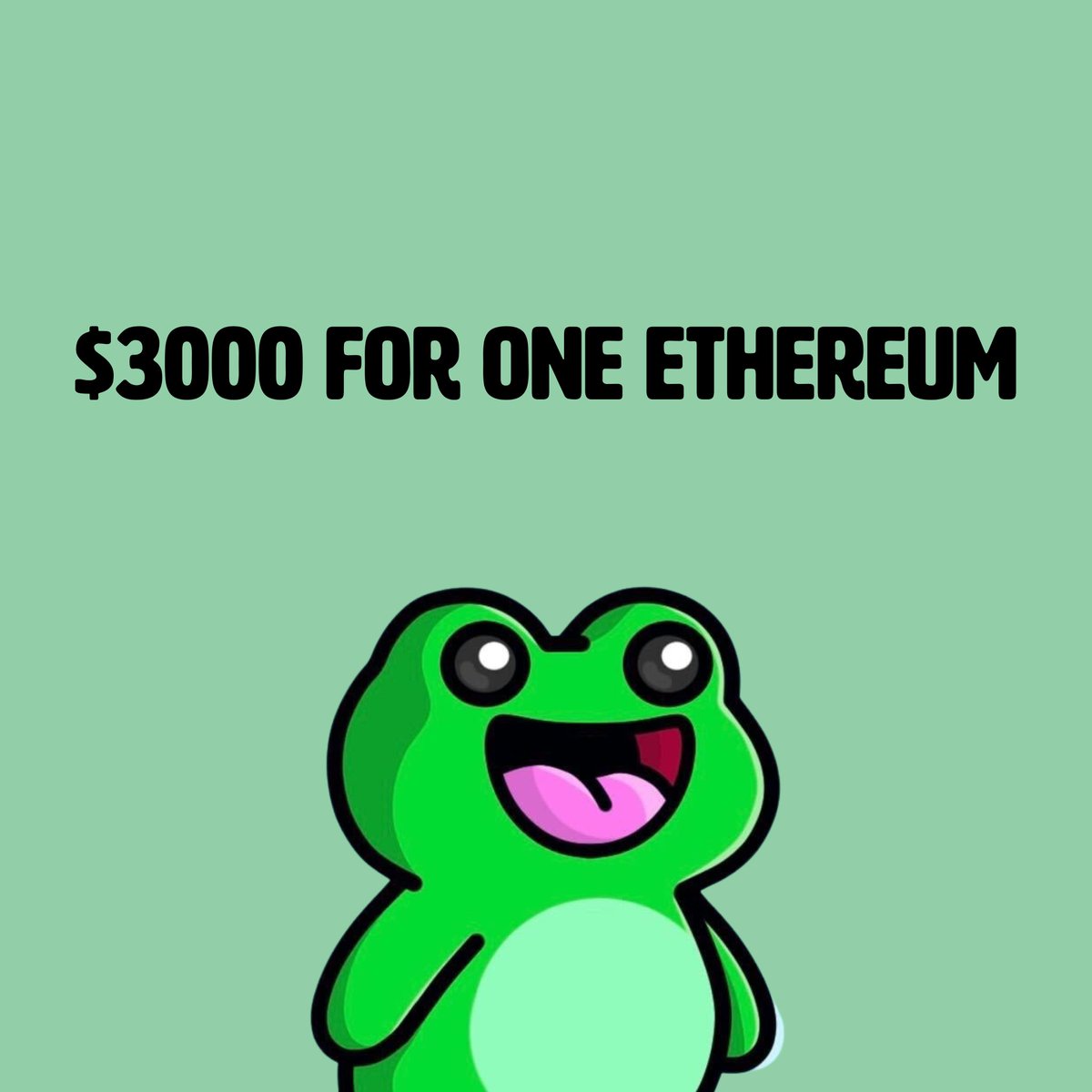 GM the last time ETH was $3000 we minted Froggy Friends